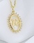 Pingente Fé Cravejado - Banhado a Ouro 18K - comprar online