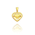 Pingente Coração Vazado - Banhado a Ouro 18K - comprar online