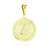 Pingente Medalha Nossa Senhora- Banhado a Ouro 18K