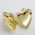 Pingente Relicário Coração - Banhado a Ouro 18K - comprar online