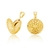 Pingente Relicário Redondo - Banhado a Ouro 18K - comprar online