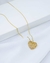Colar Pingente Com Zircônias - Banhado a Ouro 18K - comprar online