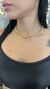 Corrente Elo Duplo Trançado - Banhado a Ouro 18k