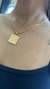 Pingente Placa São Jorge - Banhado a Ouro 18K na internet