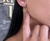Brinco Argola Crucifixo- Banhado a Ouro 18K