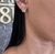Brinco Redondo Cravejado - Banhado a Ouro 18K