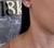 Brinco Quadrado - Banhado a Ouro 18K