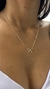 Colar Pingente Laço- Banhado a Ouro 18K