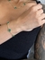 Pulseira Trevo Verde - Banhado a Ouro 18k - comprar online