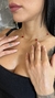 Colar Trevo Vermelho - Banhado a Ouro 18k