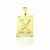Pingente Placa de Letra - Banhado a Ouro 18K - loja online