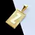Placa de Letra Pequena- Banhada a Ouro 18K - loja online