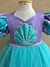Vestido Festa Infantil Ariel - A Pequena Sereia na internet