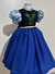 Vestido Festa Infantil Anna com Capa - Frozen - loja online