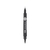 CIS CD Duo Marker Marcador Permanente 2 pontas - Preta