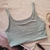 Cropped Feminino Regata Alcinha Liso Suplex - Lakin