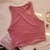 Blusa Feminina Cropped Regata Lisa Suplex - loja online