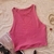 Blusa Feminina Cropped Regata Lisa Suplex - Lakin