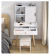 Tocador Con Taburete Y Espejo Giratorio 131x40x60cm Homer - comprar en línea