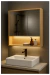 Botiquin Baño Inteligente Con Espejo Luz De Movimiento hecho en madera