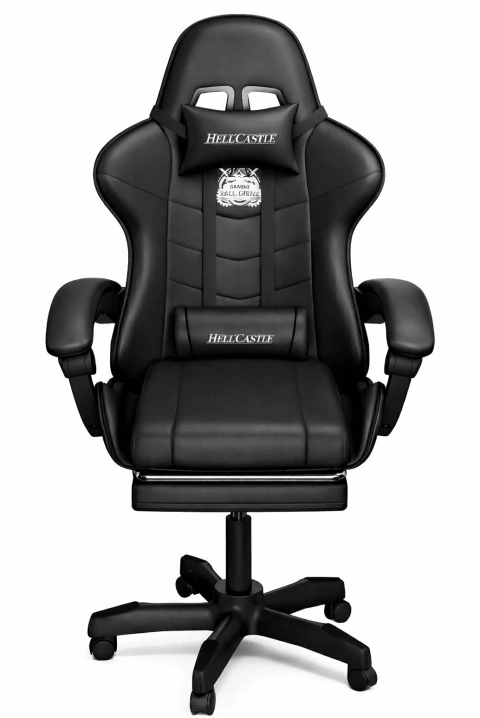 Silla Gamer Hell Castle Reclinable Con Cojin Lumbar - comprar en línea