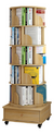 Biblioteca Giratoria Librero Organizador Libros Con Rueda en internet