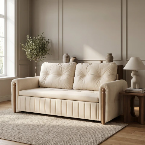Sofa Cama 2 Cuerpo Con Alcenamiento Cama De 120cm Ancho - comprar en línea