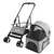 Pet Dog Stroller Foldable Travel Carrier Strolling Cart Cat Dog Pushchair Jogger Dog Pram Cat Buggy with 4 Wheels and Rain Cover - Pet Encanto
