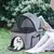 Pet Dog Stroller Foldable Travel Carrier Strolling Cart Cat Dog Pushchair Jogger Dog Pram Cat Buggy with 4 Wheels and Rain Cover - comprar online