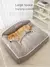 Imagem do Autumn and Winter New Kennel Medium Large Dog Daikin Hair Nest Warm Thickened Cat Mattress Pet Daily Necessities Accessories