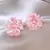 Aros Camelia Rosados