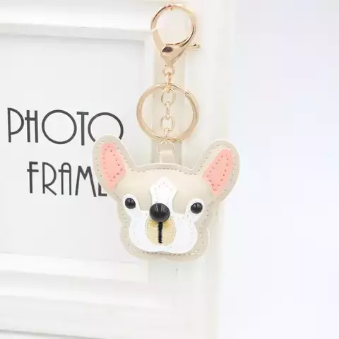Llavero Bulldog Beige