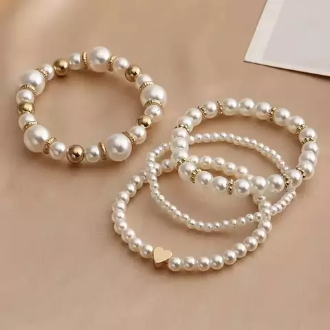 Pulsera Perlas Set