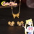 Juego de collar y aretes Moño Sailor Moon