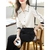 Camisa Feminina em Patchwork Elegante na internet