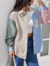 Casaco de Corduroy com Bloco de Cor - comprar online