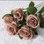 Buquê de rosas artificiais, flor falsa de rosa vermelha branca, buquê de rosas eternas, vasos, presentes dia das mães