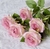 Buquê de rosas artificiais, flor falsa de rosa vermelha branca, buquê de rosas eternas, vasos, presentes dia das mães na internet