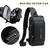 Mochila Bandolera Antirrobo Impermeable – Seguridad y Estilo en Negro en internet