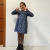 Vestido Infantil Manga Longa - Crânio Azul