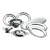 Baixela Inox 8 Peças Croise Monaco 8800 Wolff - comprar online