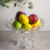 Centro de Mesa Cristal com Pé Deli Diamond 32,5x19,5cm 4431 Lyor - loja online