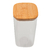 Pote De Vidro Borossilicato 1,4 Litros Com Tampa De Bambu - comprar online