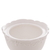 Açucareiro Porcelana com Tampa e Colher Alto Relevo Branco 10,5x9,5cm 18100 Wolff - loja online