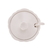 Açucareiro Porcelana com Tampa e Colher Alto Relevo Branco 10,5x9,5cm 18100 Wolff