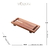 Imagem do Bandeja de Madeira Teca 50x20x4cm 13604 Woodart