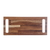 Bandeja de Madeira Teca 50x20x4cm 13604 Woodart - Francoi Presentes
