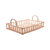 Bandeja De Rattan Com Alça Nature 37x27x7cm 29501 Wolff - comprar online