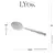 Imagem do Colher para Mesa de Aço Inox Bambu Elegant 19,8cm 1805 Lyor