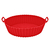Panela De Silicone Para Air Fryer Redonda Red SN22419 MimoStyle - comprar online